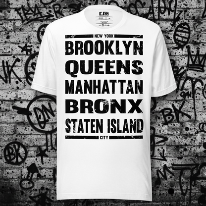 The Five-Borough Stack T-Shirt
